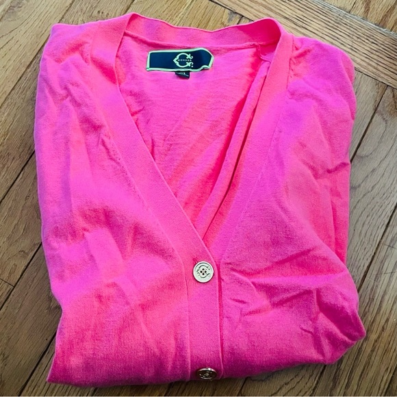 CWONDER Bright Pink Cardigan Sweater Sz M - Picture 5 of 5